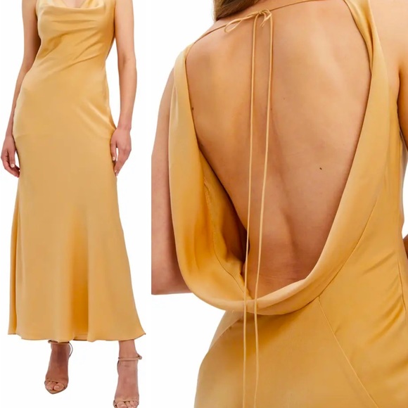 Adonis cowl evening dress - Picture 2 of 4